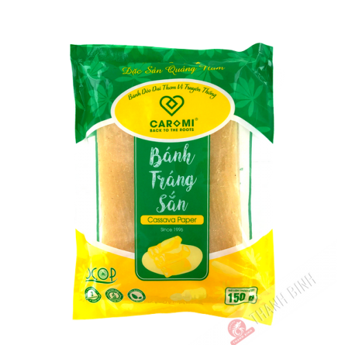 Banh trang san CAROMI cassava leaf 150g Vietnam