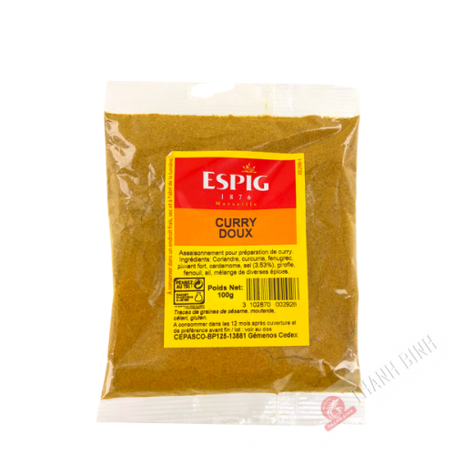 Curry de madrás leve 100g India