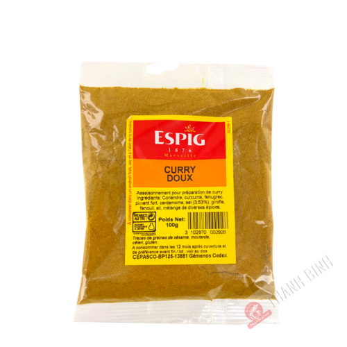Madras curry pulver mild-100g Indien