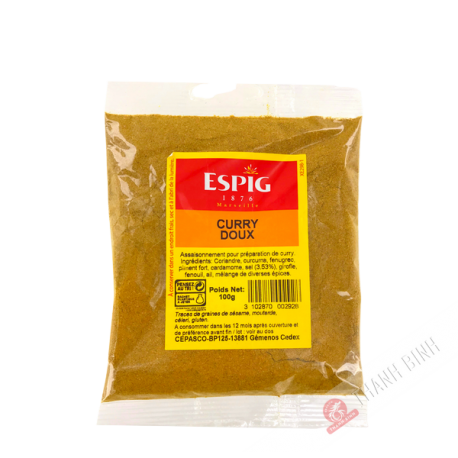 Madras curry en poudre mild TRS 100g Inde