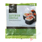 Hojas de alga nori para sushi YAMAMO TOYAMA 25g Corea del Sur Hojas de alga nori para sushi YAMAMO TOYAMA 25g Corea del Sur
