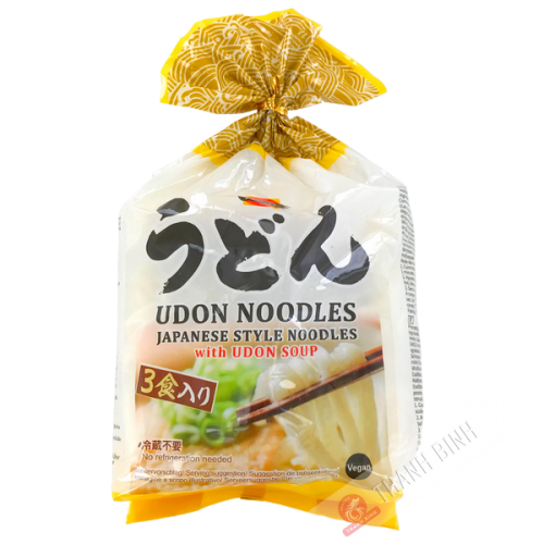 Nouille udon avec base de soupe J-BASKET 3x240g Chine