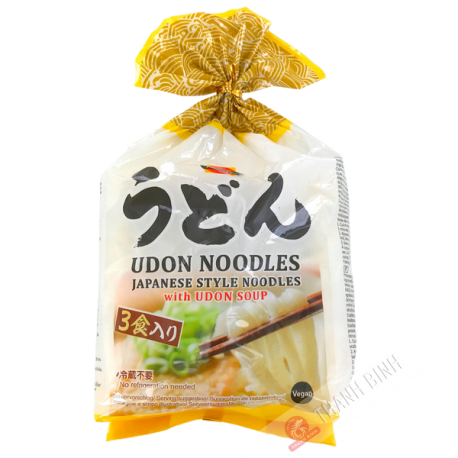 Nouille udon avec base de soupe J-BASKET 3x240g Chine
