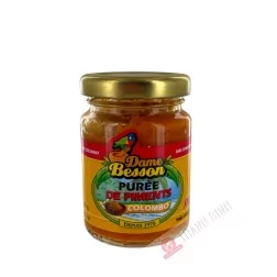 Purée de piments Colombo DAME BESSON 90g Guadeloupe