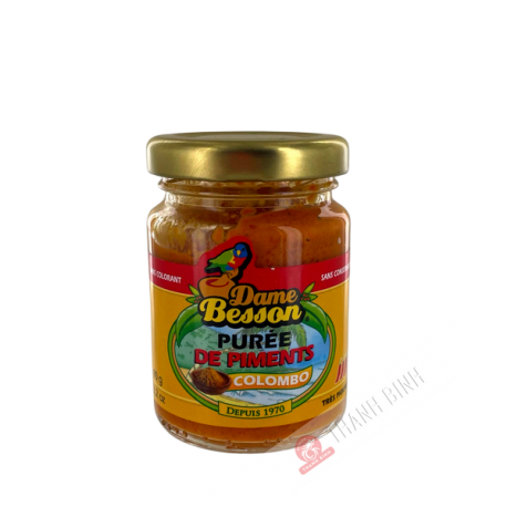 Purée de piments Colombo DAME BESSON 90g Guadeloupe