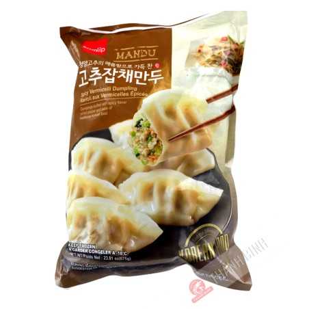 Gyoza mit würzigen Fadennudeln SAMLIP 675g Korea - SURGELES
