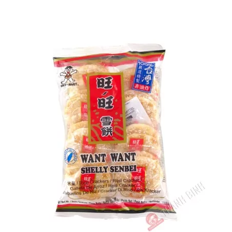 Galleta de arroz Shelly senbei WANT WANT 72g Taiwán