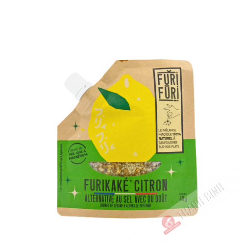 Gia vị nấu cơm chanh Furikaké FURI 45g Pháp
