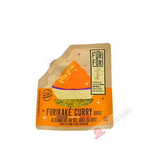 Assaissonnement riz Furikaké curry doux FURI 45g France