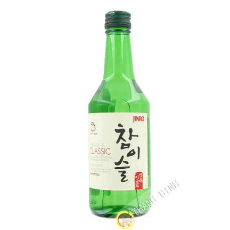 Chamisul soju JINRO 350 ml a 20° Corea