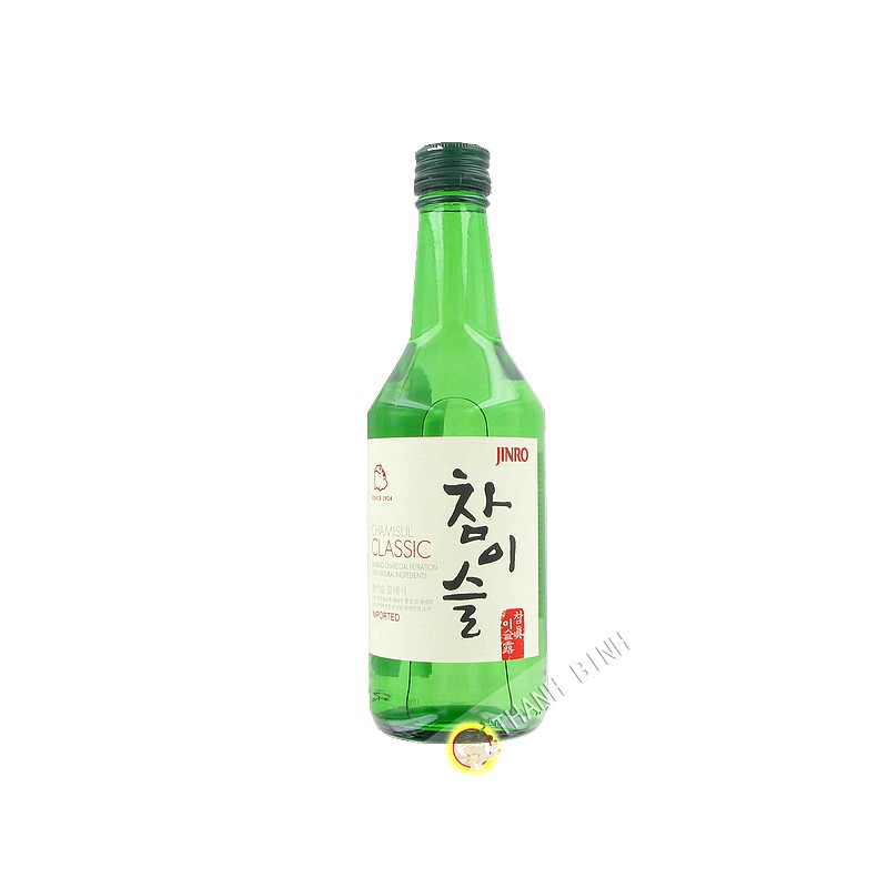 Saké Chamisul soju classique 350ml 20° Corée