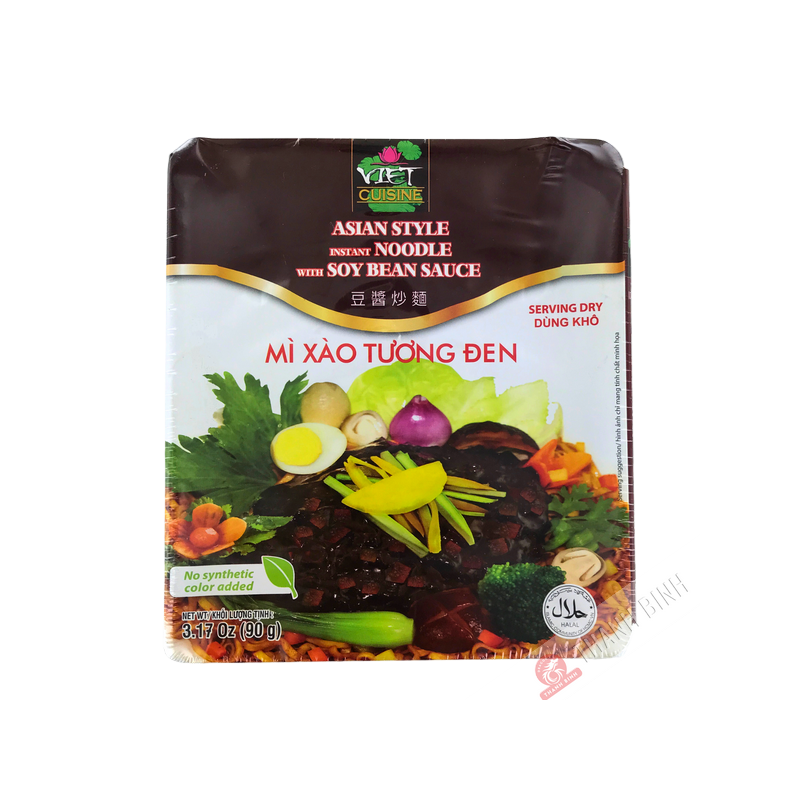 Nouille Ramen sauté sauce soja noir Jjajang bol VIET CUISINE 90g Vietnam