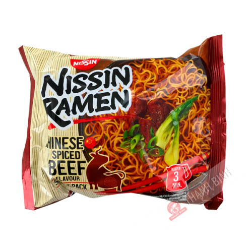 Soupe nouille ramen buf épicés NISSIN 65g Chine