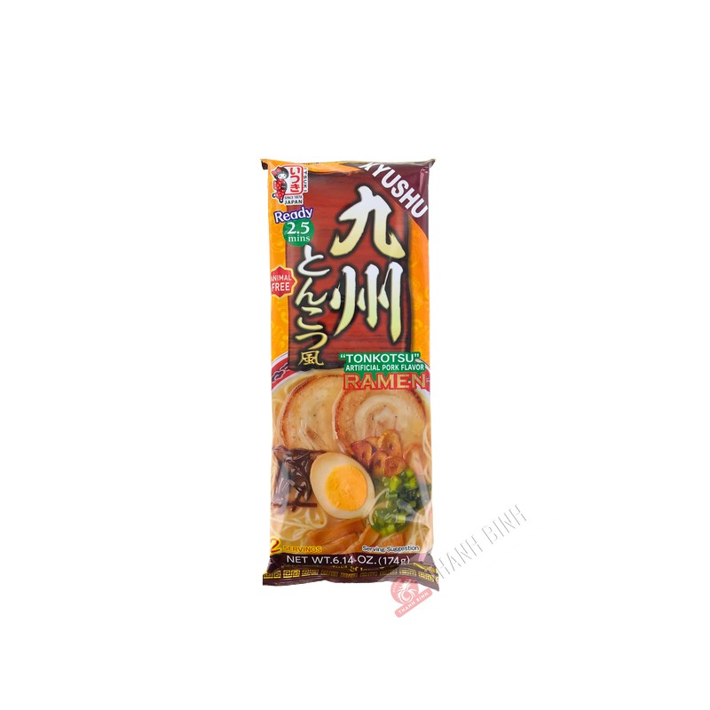 Nouille Ramen instantanées Tonkotsu Kyushu ITSUKI 174g Japon