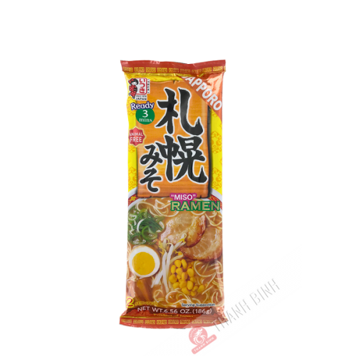 Nouille Ramen instantanées Miso Sapporo ITSUKI 186g Japon