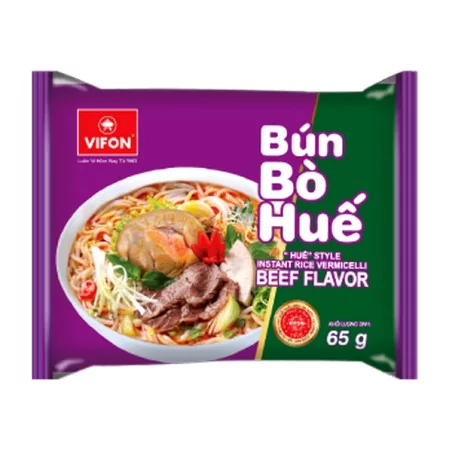 Soupe vermicelle instantanée Boeuf Bun Bo Hue VIFON 65g Vietnam
