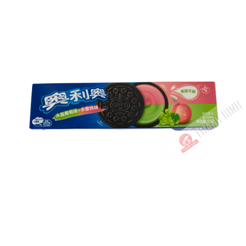 Biscuit fourée raisin pêch OREO 97g