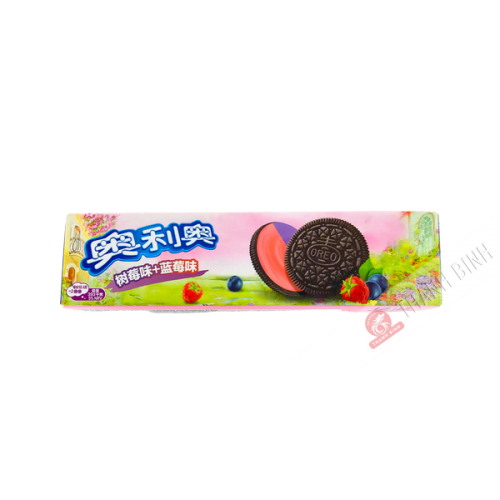 Biscuit fourée myrtille fraise OREO 97g