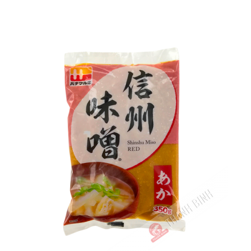Pâte soja shinshu miso rouge HANAMARUKI 350g Japon
