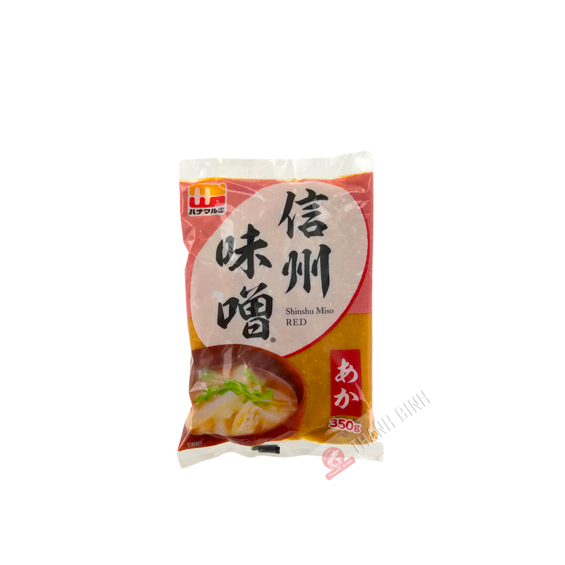 Pâte soja shinshu miso rouge HANAMARUKI 350g Japon