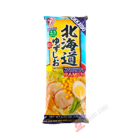 Nouille Ramen Instantanées Yuzu Shio Hokaido 170g Japon