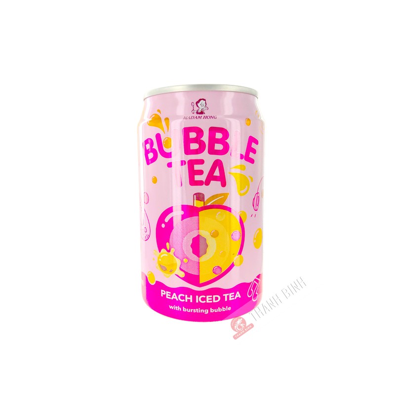 Thé bubble tea thé pêche 320ml Taiwan