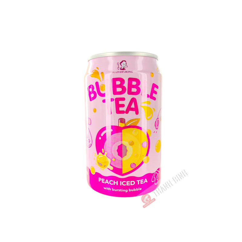 Trà sữa trân châu đào 320ml Đài Loan