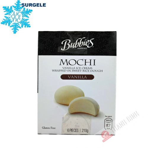 Mochi crème glacée vanille  BUBBIES 210g Etats-Unis  - SURGELES