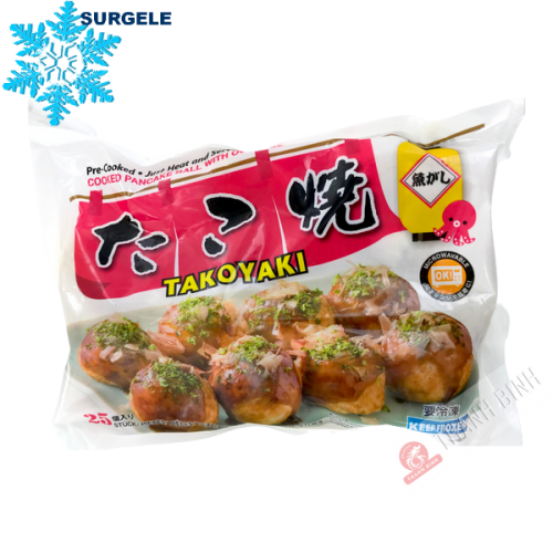 Takoyaki boulettes de poulpe japonaise 500g Thailande - SURGELES