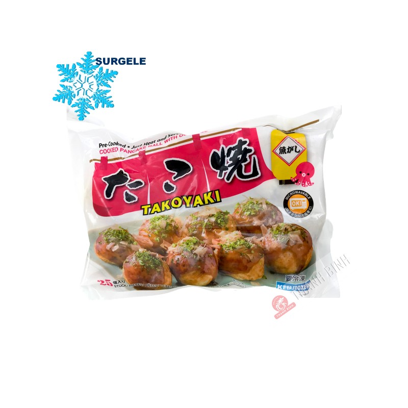 Takoyaki boulettes de poulpe japonaise 500g Thailande - SURGELES