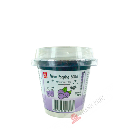 Perle Popping BOBA myrtille pour Bubble tea 120g Chine