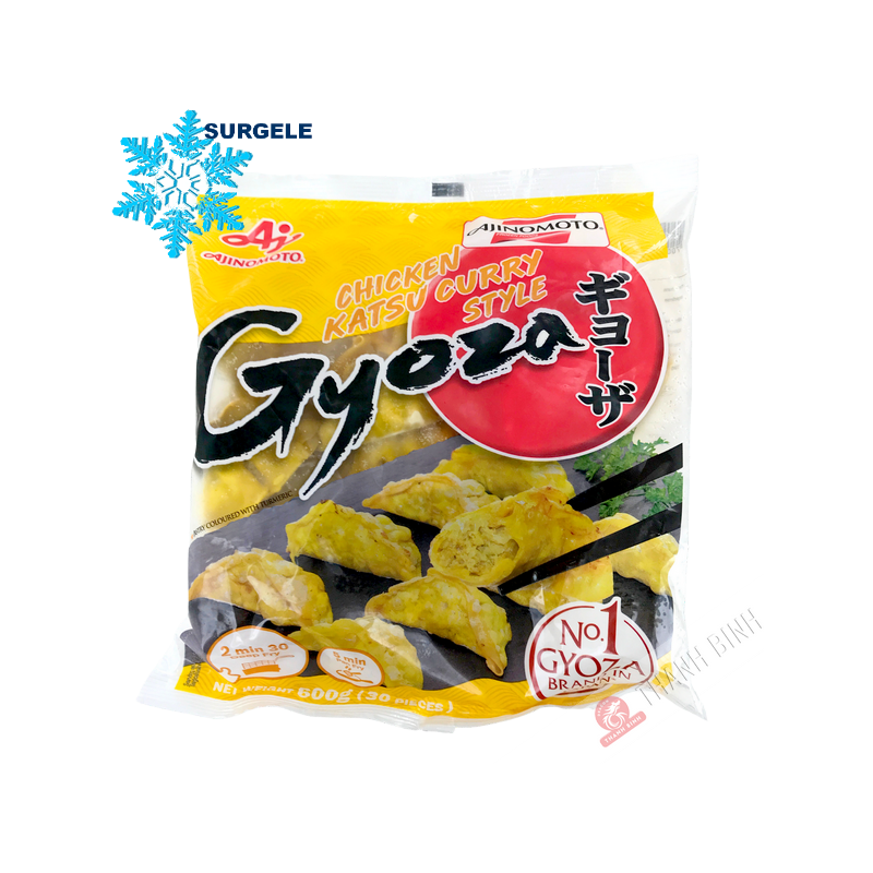Gyoza-Hühnchen-Katsu-Curry AJINOMOTO 600g Thailand – gefroren Gyoza-Hühnchen-Katsu-Curry AJINOMOTO 600g Thailand – gefroren