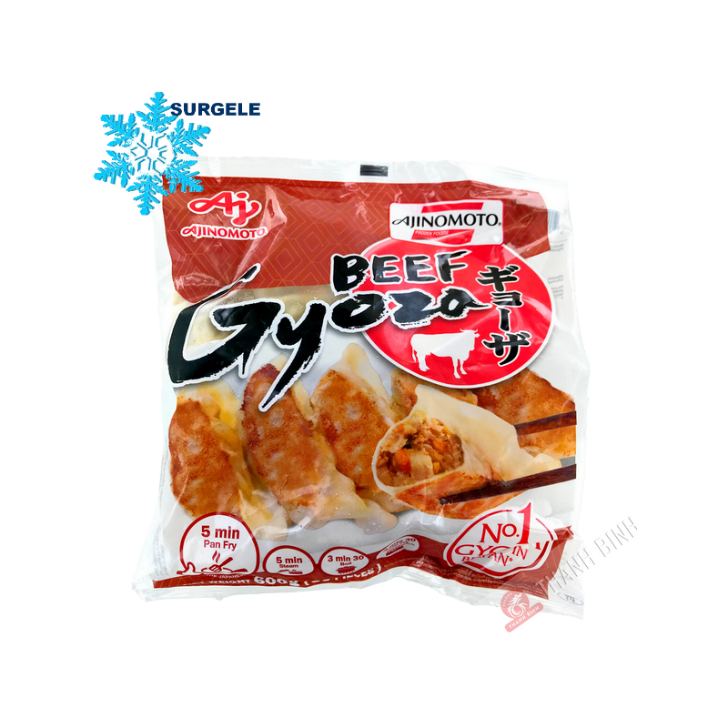 Gyoza boeuf AJINOMOTO 600g Thailande - SURGELES Gyoza boeuf AJINOMOTO 600g Thailande - SURGELES