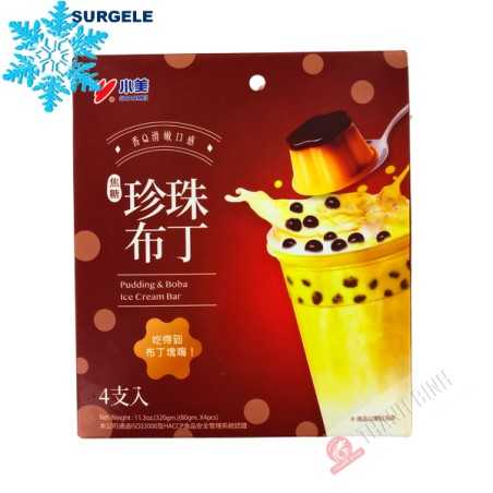 Glace bubble tea pudding 4pcsx80g - SURGELES