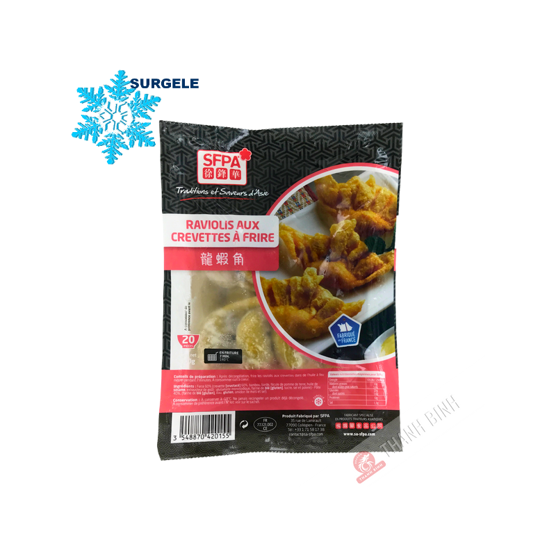 Bánh ravioli tôm chiên 20 miếng SFPA 500g Pháp - SURGELES Bánh ravioli tôm chiên 20 miếng SFPA 500g Pháp - SURGELES