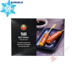 Brochette Yaki buf fromage avec sauce soja sucrée 226g - SURGELES