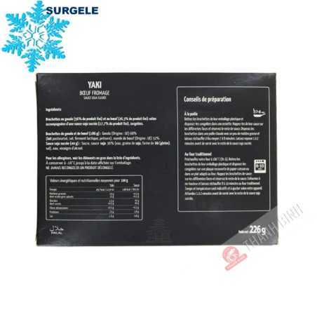 Thịt bò Yaki xiên phô mai sốt tương ngọt 226g - SURGELES