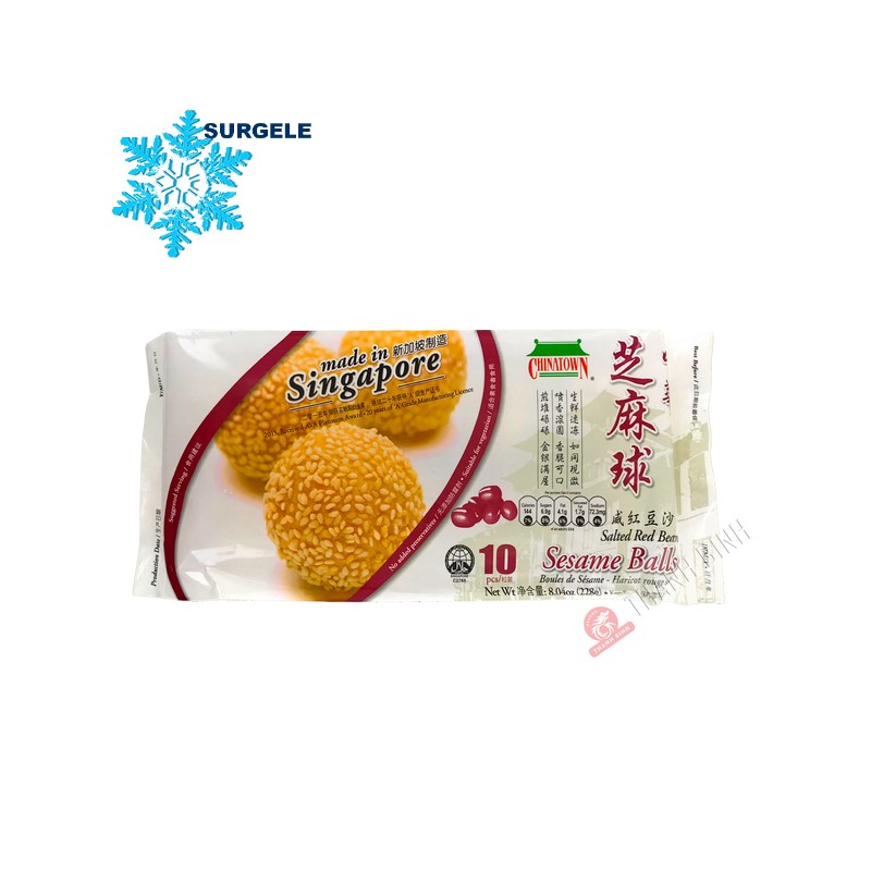 Boules de sésame au haricot rouge CHINATOWN 228g Singapour - SURGELES