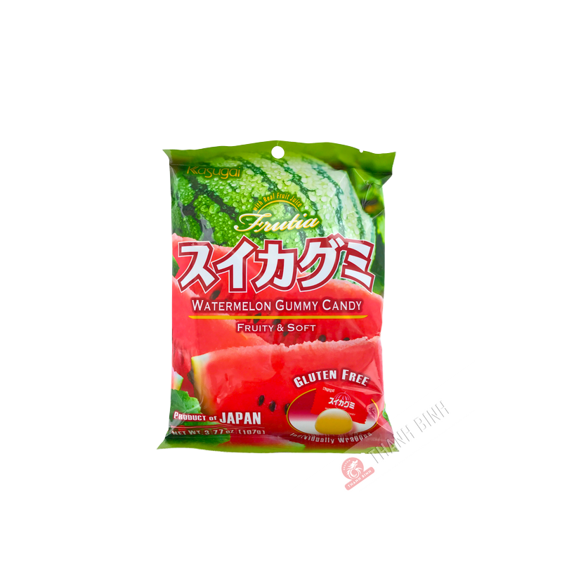 Watermelon gummy candy 102g Japan Watermelon gummy candy 102g Japan