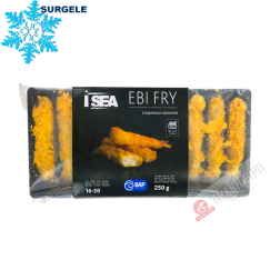 Crevettes décortiquées panné EBI FRY Torpedo 250g Vietnam - SURGELES