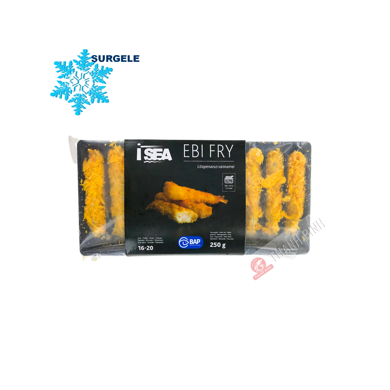Gambas peladas empanadas EBI FRY Torpedo 250g Vietnam - SURGELES Gambas peladas empanadas EBI FRY Torpedo 250g Vietnam - SURGELES