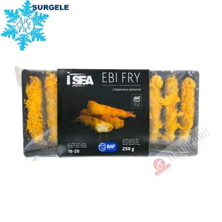 Crevettes décortiquées panné EBI FRY Torpedo 250g Vietnam - SURGELES