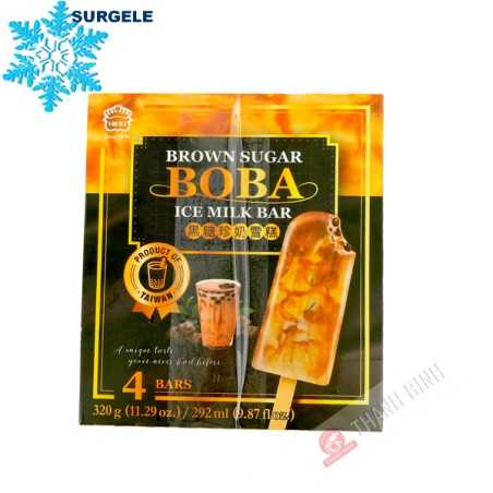 Bubble tea ice cream brown sugar 4 sticks IMEI 320g Taiwan - FROZEN