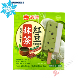 Glace Thé vert & haricot rouge 5 bâton IMEI 437.5g Taiwan - SURGELES