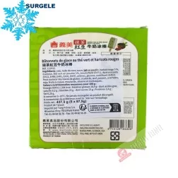 Eis aus grünem Tee und roten Bohnen, 5 Stäbchen IMEI , 437,5 g, Taiwan – SURGELES