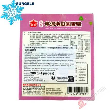 Glace Taro et Pomme de terre 4 bâton IMEI 280g Taiwan - SURGELES
