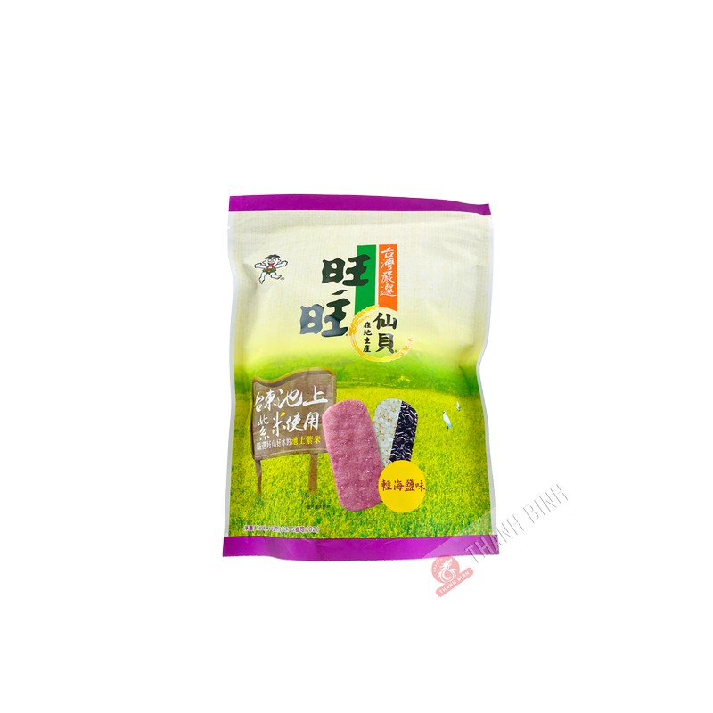 Biscuits au riz gluant noir soufflé WANT WANT 78g Taiwan