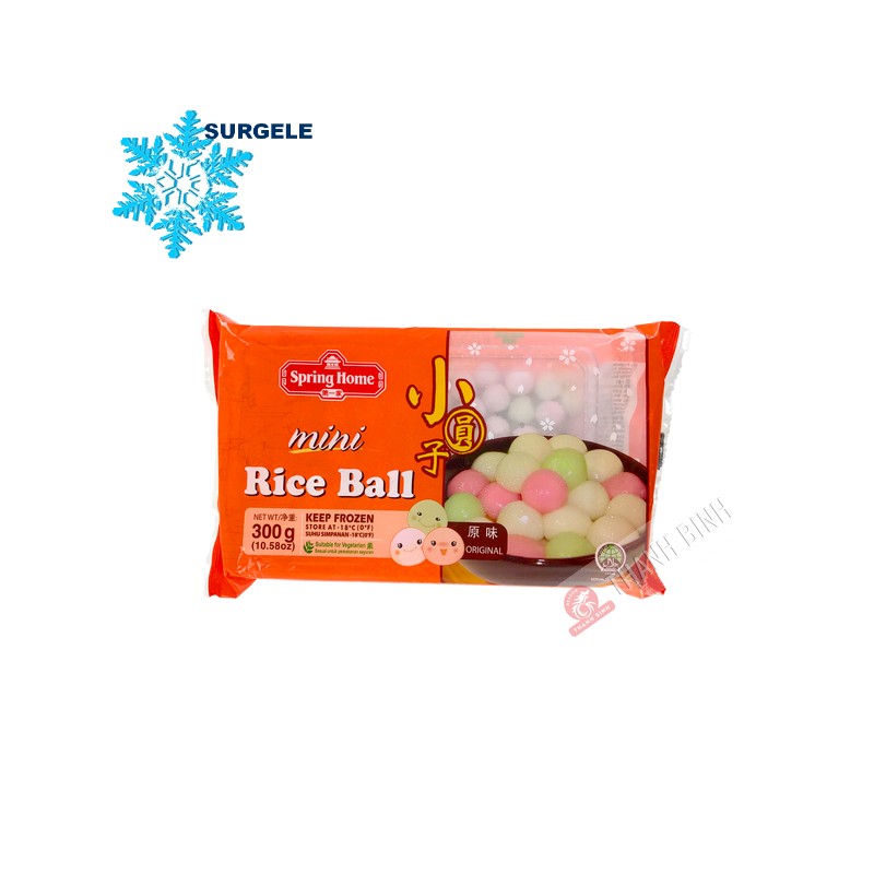 Dessert riz gluant mini boulette nature SPRING HOME 300g Singapour - SURGELES