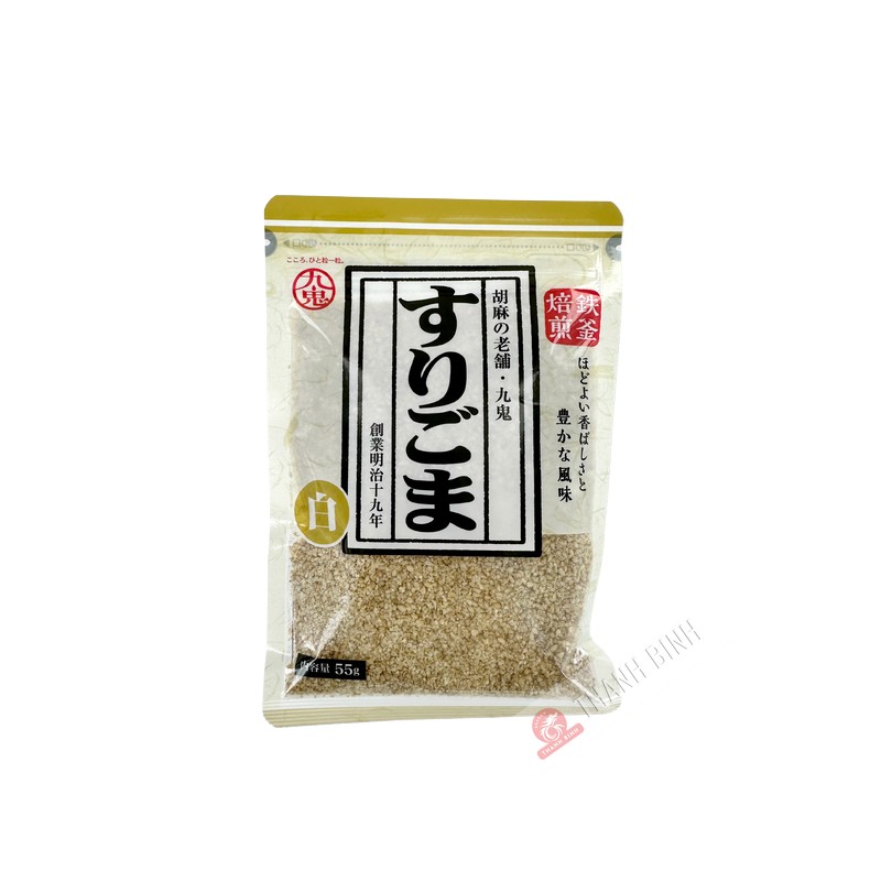 Sésame blanc grillé pilé KUKI 55g Japon