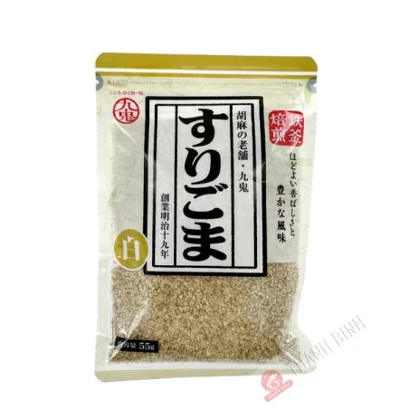 Sésame blanc grillé pilé KUKI 55g Japon